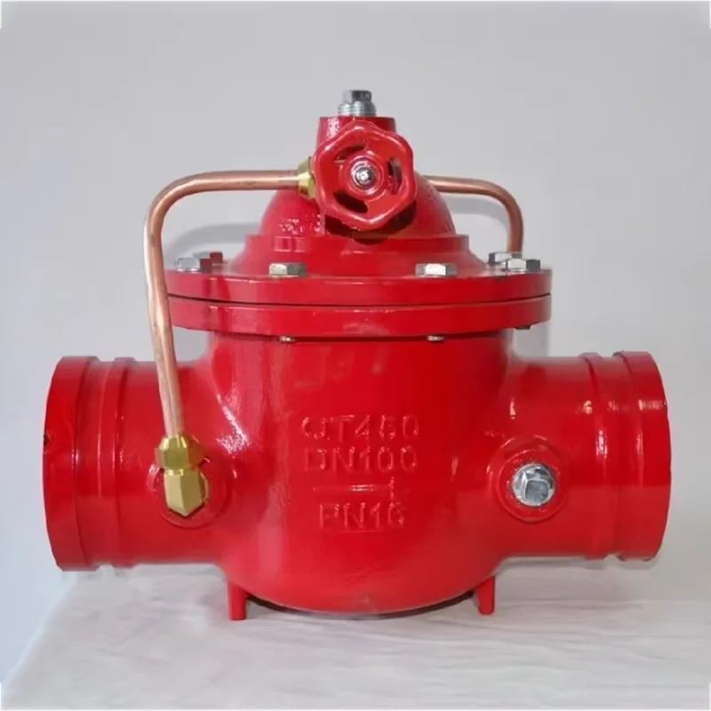 Groove Mikrorezista Malrapida Ferma Kontrolvalvo