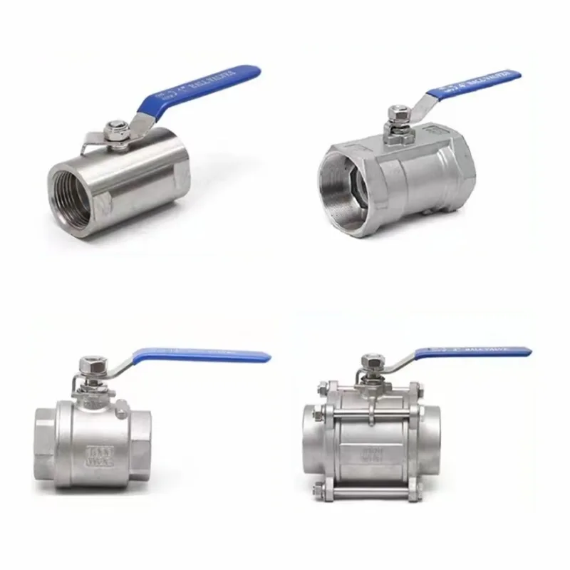 Neoksidebla ŝtalo Threaded Ball Valve